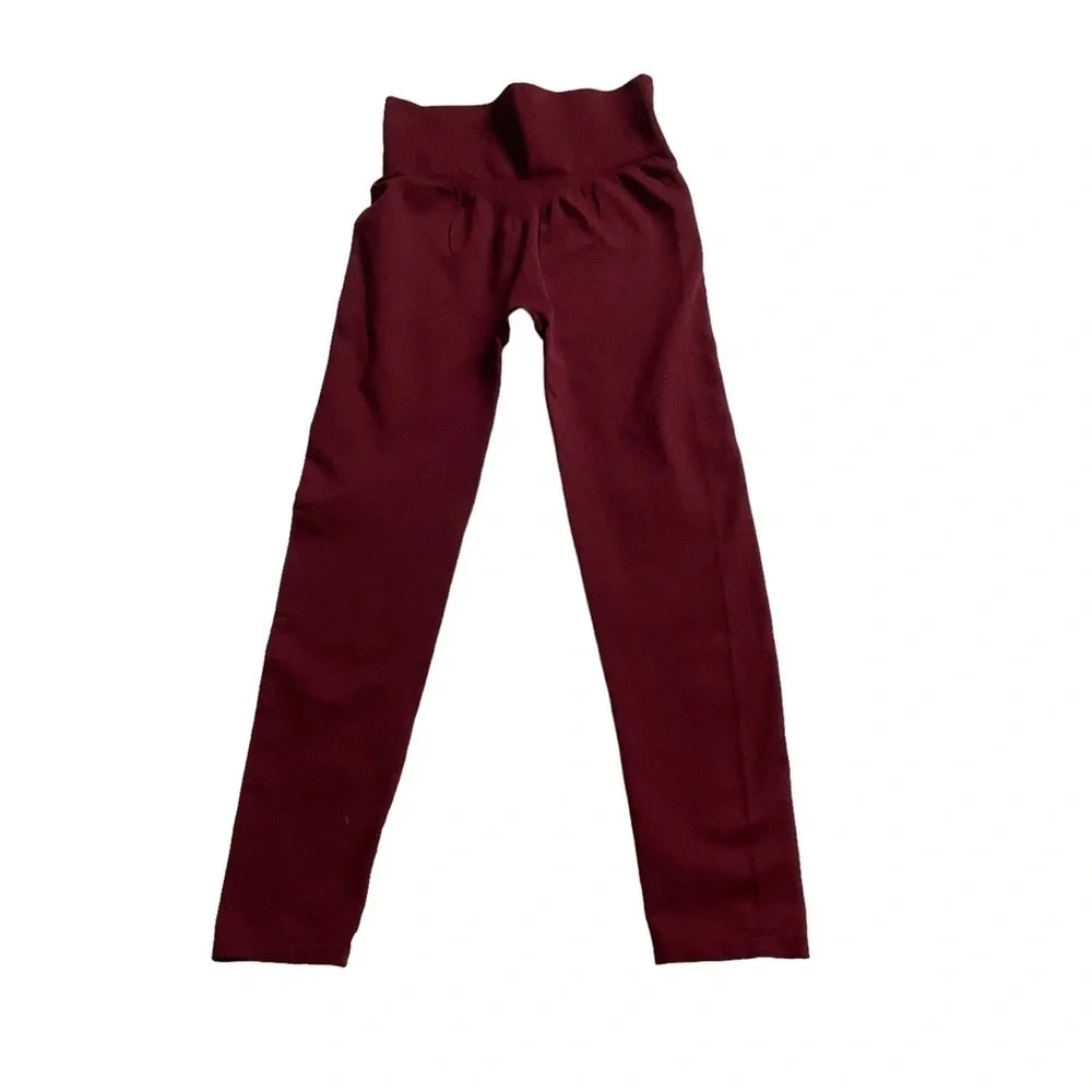 T/ALA Tala Crimson Red Leggings Size Medium